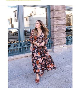 Boho Chic Floral Maxi Dress