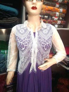 Purple Cute Butterfly Dress with Lace Bolero