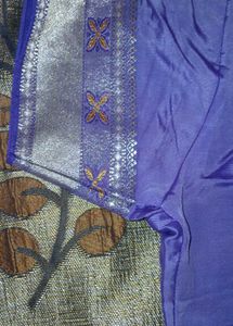 Purple Readymade Saree Blouse
