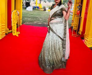 Designer Lengha And Saree 2 In One 😍❤️