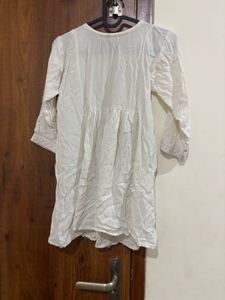 White Embroidered Tunic