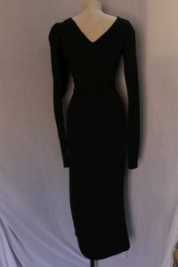 Elegant Black Midi Dress