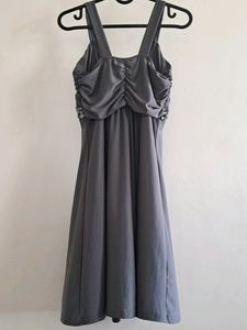 Embellished Party Dress (Grey)