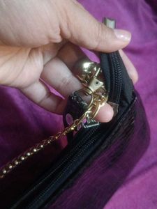 Black Sling Bag Partywear