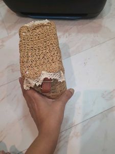 Chic Woven Clutch
