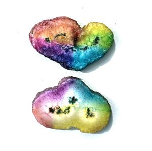 Rare Solar Quartz Pair