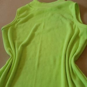 Neon halter Neck Top