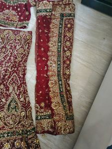 Bridal Lehnga With Stone And Zari Work