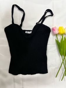 Zara Black Cami Top