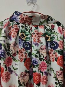 Floral Print Skirt