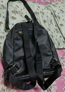 Black Nylon Backpack
