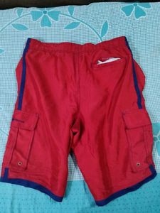 Red &amp; Blue Swim Trunks