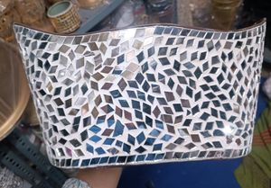 Beautiful Indoor Flower Vase (Mirror Work)