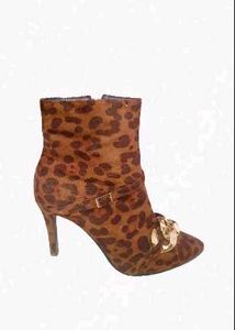 Leopard Print Ankle Boots