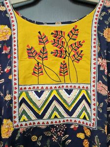 Floral Print Kurta
