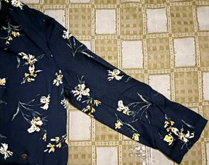 Floral Print Long Sleeve Shirt