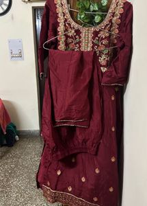 Maroon Suit