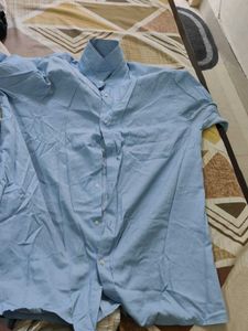 Blue Casual Pants