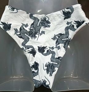 Dragon 🖤Print Swim Brief