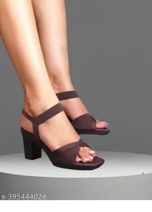 Brown Strappy Flats