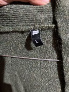 Forest Green Cardigan From Darjeeling