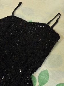 Black Sequin Dress