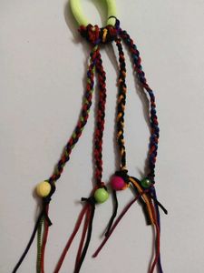 Colorful Braided Hair Tie