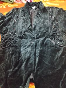 Velvet Embroidery Coat