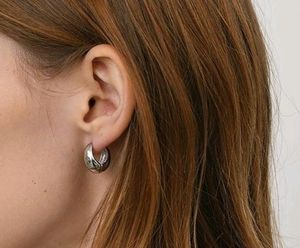 Gold and Silver Small Chunky Hoops -