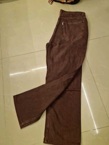 Burgundy Casual Pants
