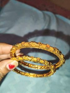 Gold Plated Bangles