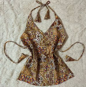 Sunny Halter neck y2k Kurti