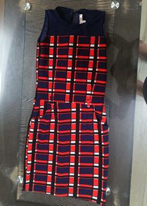 Checkered Sleeveless Dress