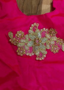 White Pink Baby Lehenga