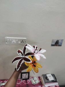 Handmade Knitted Lily Flowers