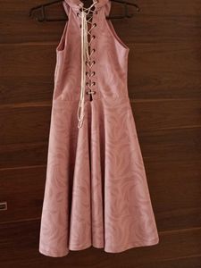 Sleeveless Stylish Frock For Girl