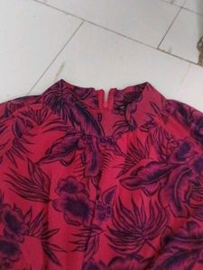 Floral Cutout Midi Dress