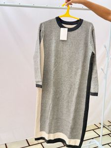 Gray Knit Dress - New with Tag