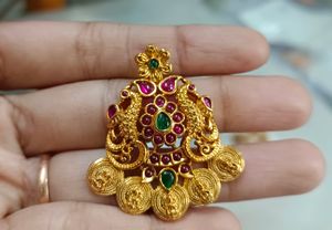 Cute Peacock 1 Gramgold Pendant