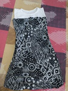 Patterned Casual Dress