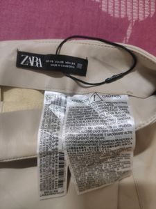 Zara Leather Skirt With Inside Shorts🥀
