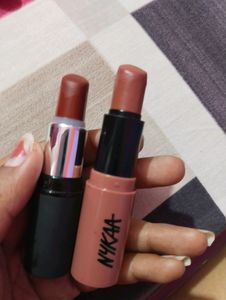 Swiss Beauty Cafe Mocha And Nykaa Wakeup Makeup