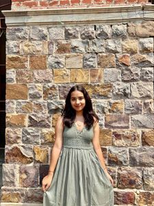 Green summer dress