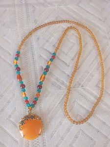 Beaded Pendant Necklace