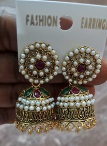 New and unused grand Jhumka Earrings