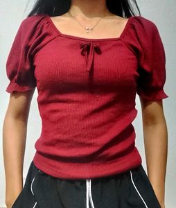 Lilac Ribbed Tank Top/elegant Maroon crop top
