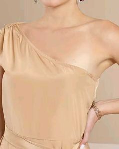 Elegant One-Shoulder Mini Dress