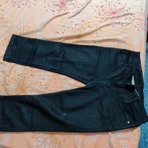 Dark Wash Denim Jeans Capri