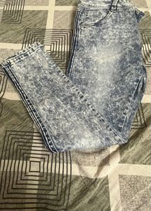 Acid Wash Denim Jeans