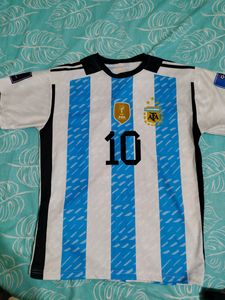 A Limited Piece Soccer Jersey With Messi No. 10